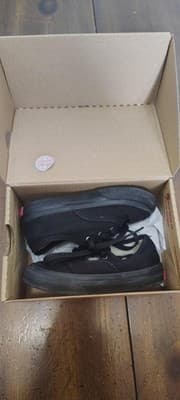 Vans Authentic Shoes Toddler Size 5.5T Black Boys Low Top Sneakers VN000ED9BKA1 - Thumbnail 11