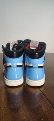 Nike Air Jordan 1 Retro OG Fearless UNC Chicago Shoes Mens Size 5 CK5666-100 - Thumbnail 2