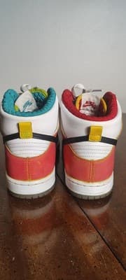 Nike SB Dunk High All Love No Hate Shoes Mens Size 8 Multicolor Skate DH7778-100 - Thumbnail 2