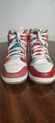Nike SB Dunk High All Love No Hate Shoes Mens Size 8 Multicolor Skate DH7778-100 - Thumbnail 5