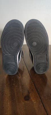 Women's Size 7.5 - Nike Court Vision Next Nature Mid Black White Shoes Sneakers - Thumbnail 10