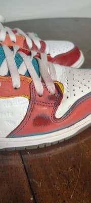 Nike SB Dunk High All Love No Hate Shoes Mens Size 8 Multicolor Skate DH7778-100 - Thumbnail 4