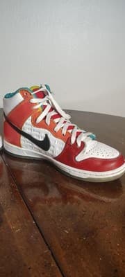 Nike SB Dunk High All Love No Hate Shoes Mens Size 8 Multicolor Skate DH7778-100 - Thumbnail 7