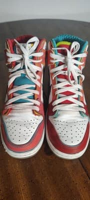 Nike SB Dunk High All Love No Hate Shoes Mens Size 8 Multicolor Skate DH7778-100 - Thumbnail 6