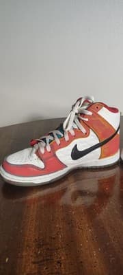 Nike SB Dunk High All Love No Hate Shoes Mens Size 8 Multicolor Skate DH7778-100 - Thumbnail 8