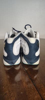 Air Jordan 13 Retro Shoes Youth Size 6Y White Navy Blue Sneakers DJ3003-144 - Thumbnail 2