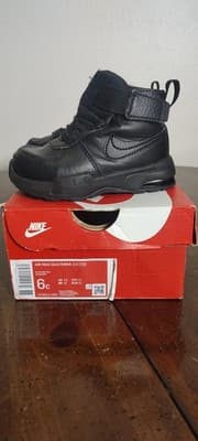 Nike Air Max Goaterra 2.0 TD Ankle Boots Toddler 6C Black Boys DC9514-001 - Thumbnail 9