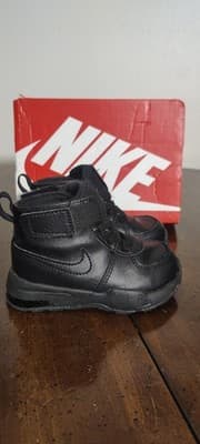 Nike Air Max Goaterra 2.0 TD Ankle Boots Toddler 6C Black Boys DC9514-001 - Thumbnail 3