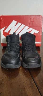 Nike Air Max Goaterra 2.0 TD Ankle Boots Toddler 6C Black Boys DC9514-001 - Thumbnail 4