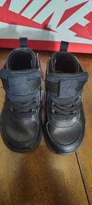 Nike Air Max Goaterra 2.0 Boots Toddler 7C Black Boys Leather Ankle DC9514-001 - Thumbnail 5