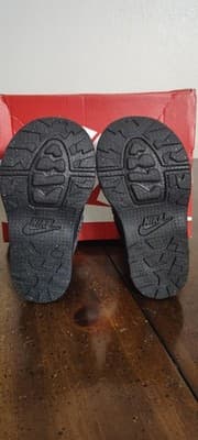 Nike Air Max Goaterra 2.0 Boots Toddler 7C Black Boys Leather Ankle DC9514-001 - Thumbnail 8