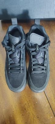 Jordan Spizike Low Shoes Youth Size 4Y Black Anthracite Sneakers FQ3950-001 - Thumbnail 6