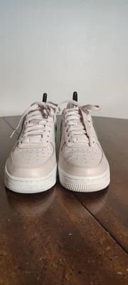 Nike Air Force 1 Shoes Womens Size 7 Pink Iridescent Leather Sneakers CJ1646-600 - Thumbnail 4
