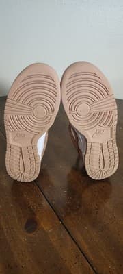 Nike Dunk Rose Low Top Brown White Women's Size 5.5 Shoes Sneakers - Thumbnail 9