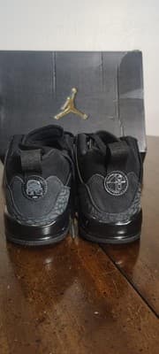 Jordan Spizike Low Shoes Youth Size 4Y Black Anthracite Sneakers FQ3950-001 - Thumbnail 2
