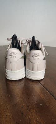 Nike Air Force 1 Shoes Womens Size 7 Pink Iridescent Leather Sneakers CJ1646-600 - Thumbnail 2