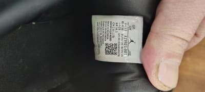 Nike Air Jordan 1 Low Shoes Youth Size 4Y Black Silver Sneakers FZ3921-001 - Thumbnail 8