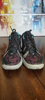 Nike Kyrie 7 Shoes Youth Size 5.5Y Black Multicolor Camo Sneakers CT4080-008 - Thumbnail 4