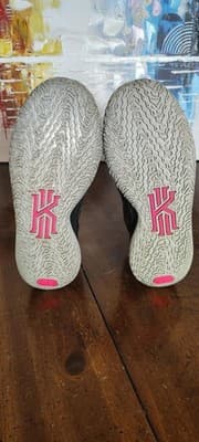 Nike Kyrie 7 Shoes Youth Size 5.5Y Black Multicolor Camo Sneakers CT4080-008 - Thumbnail 9