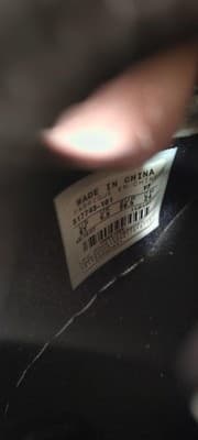 Vintage Jordan AF 1 Shoes Youth Size 6Y White Black Leather Sneakers 317743-101 - Thumbnail 8