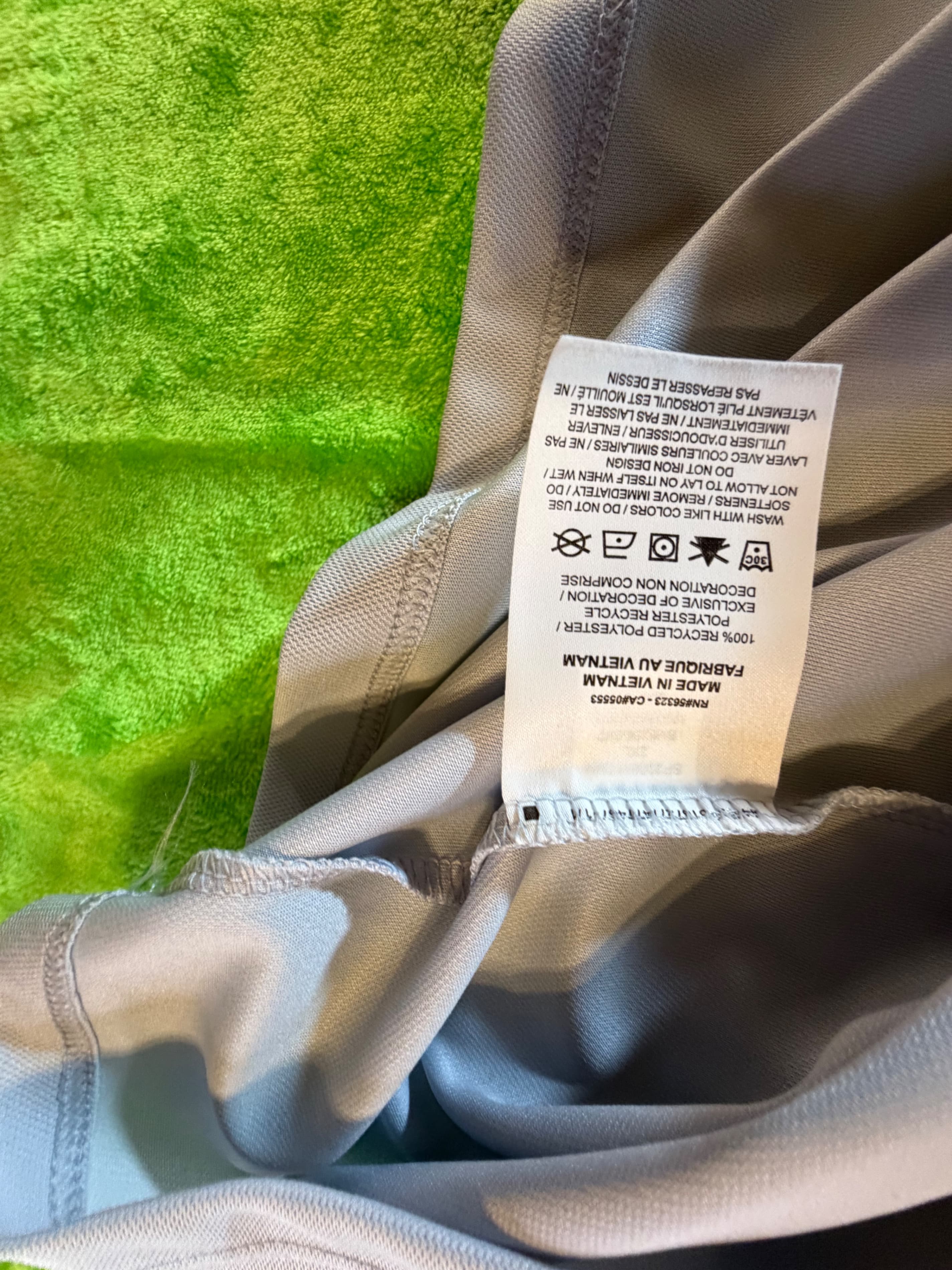 Nike Men's Golf Polo Shirt - Light Gray, Size Large - Thumbnail 4