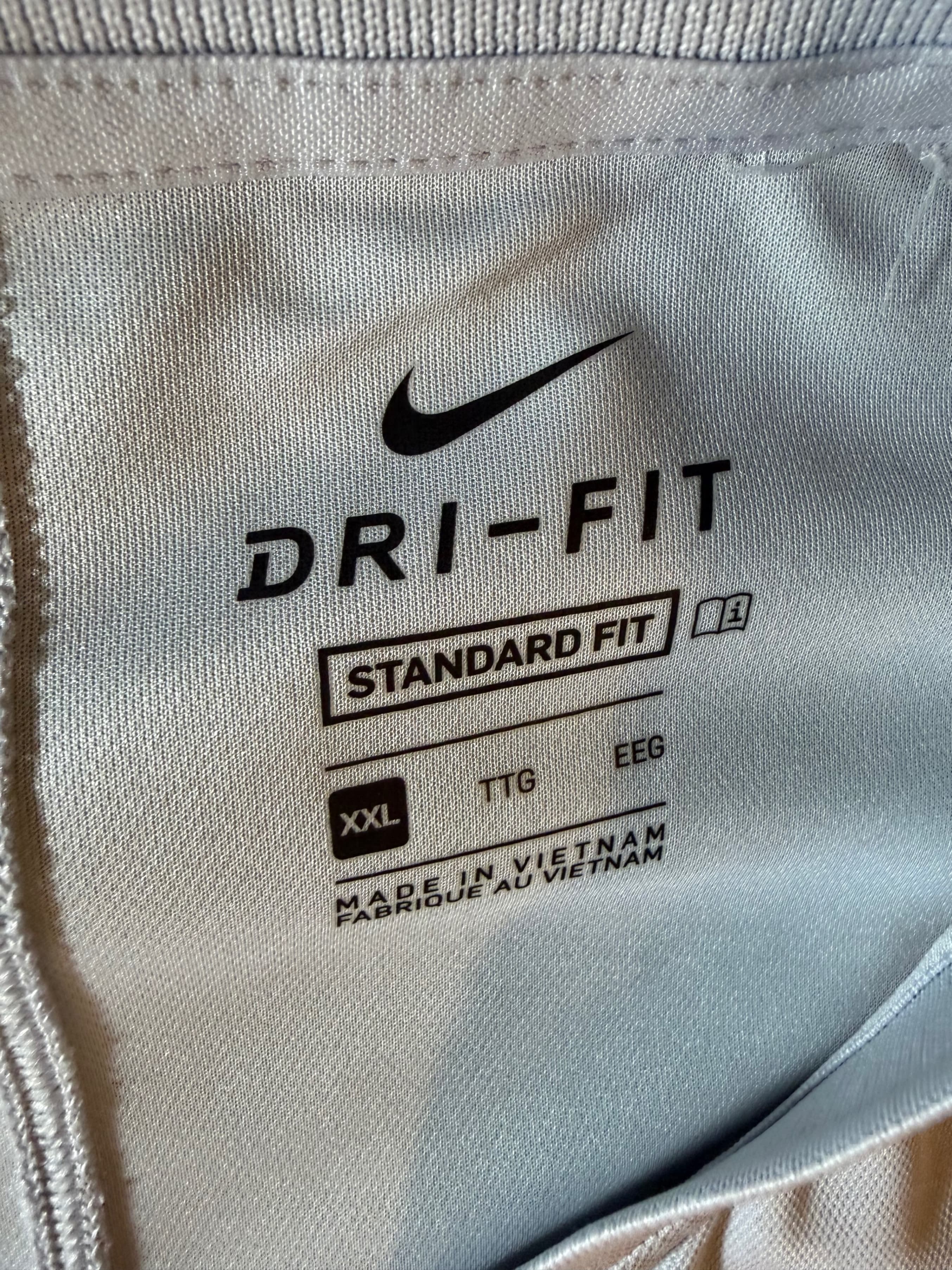 Nike Men's Golf Polo Shirt - Light Gray, Size Large - Thumbnail 3