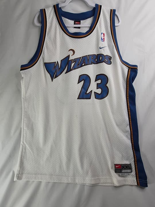 Michael Jordon Washington Wizards Nike Jersey #23 White XXL - Image 1