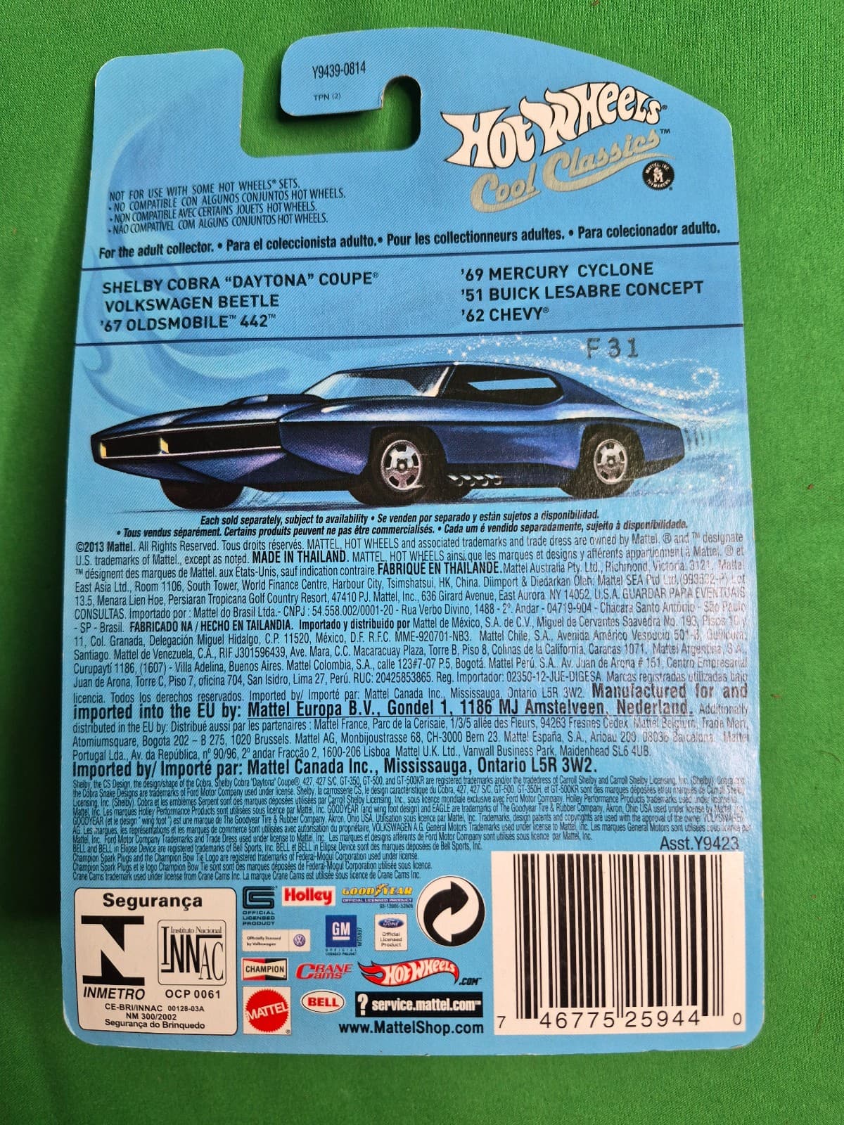 Hot Wheels '69 Mercury Cyclone - Thumbnail 2