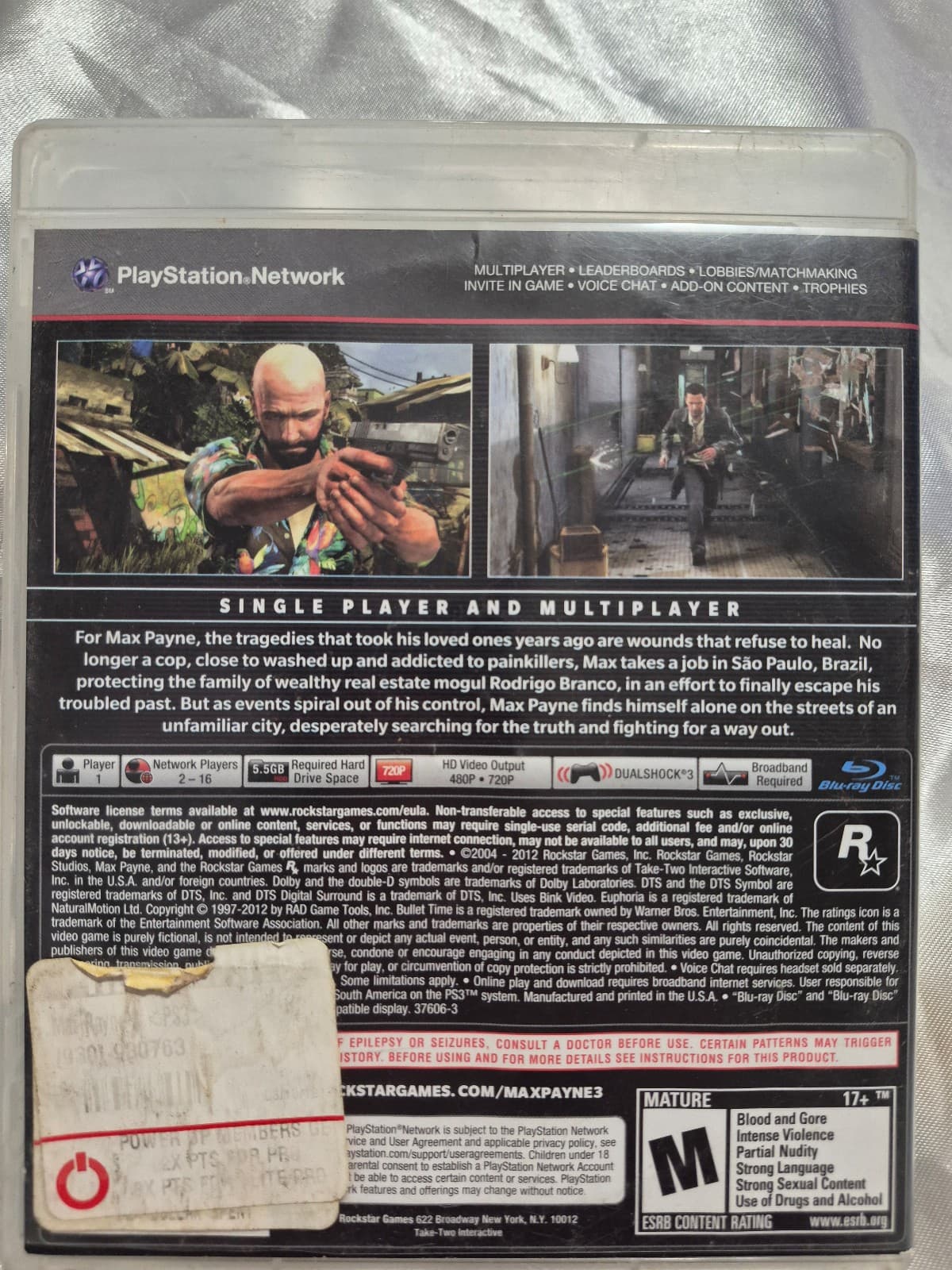 Max Payne 3 for PlayStation 3. - Thumbnail 2