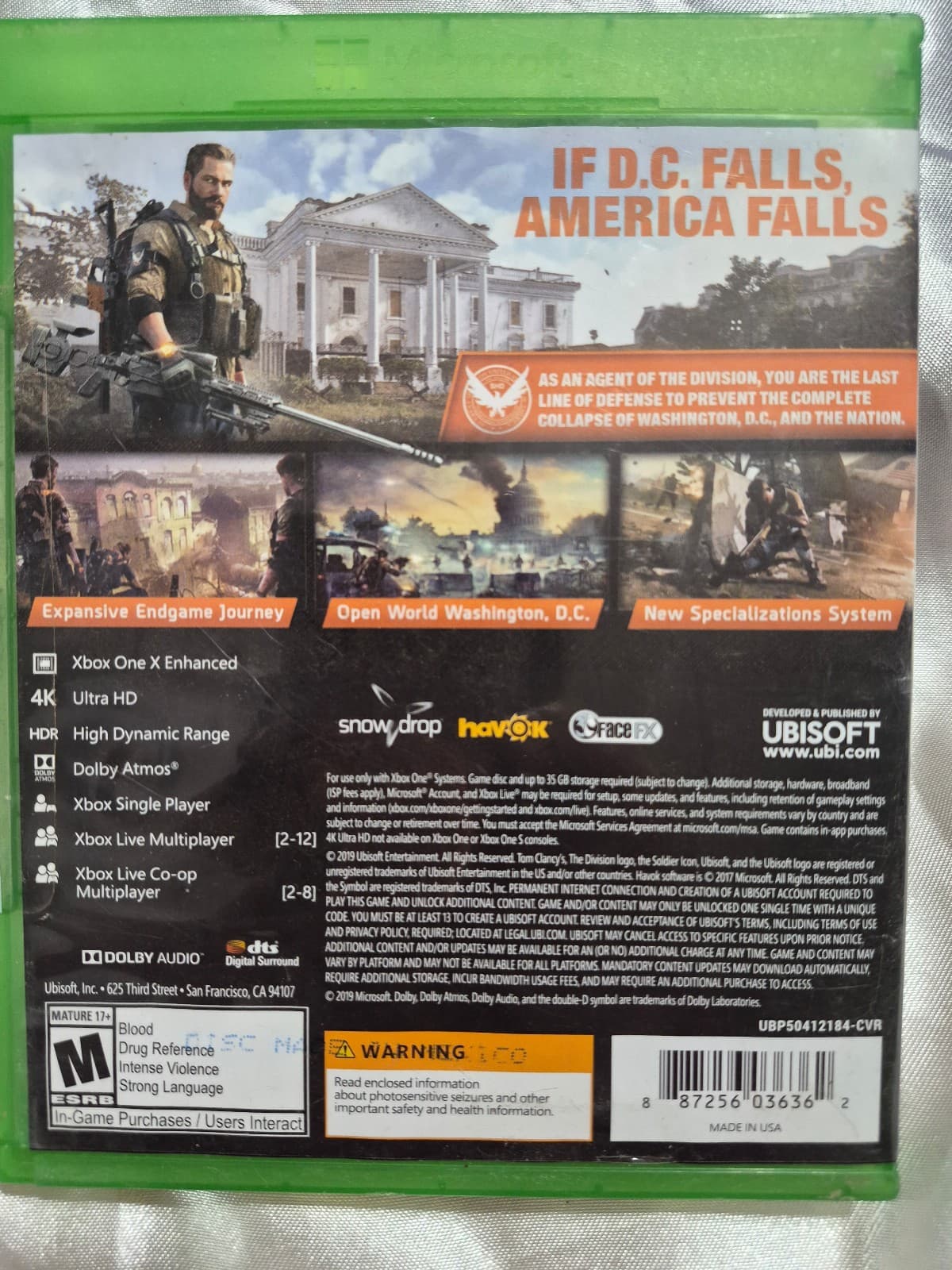 Tom Clancy's The Division 2 for Xbox One - Thumbnail 2