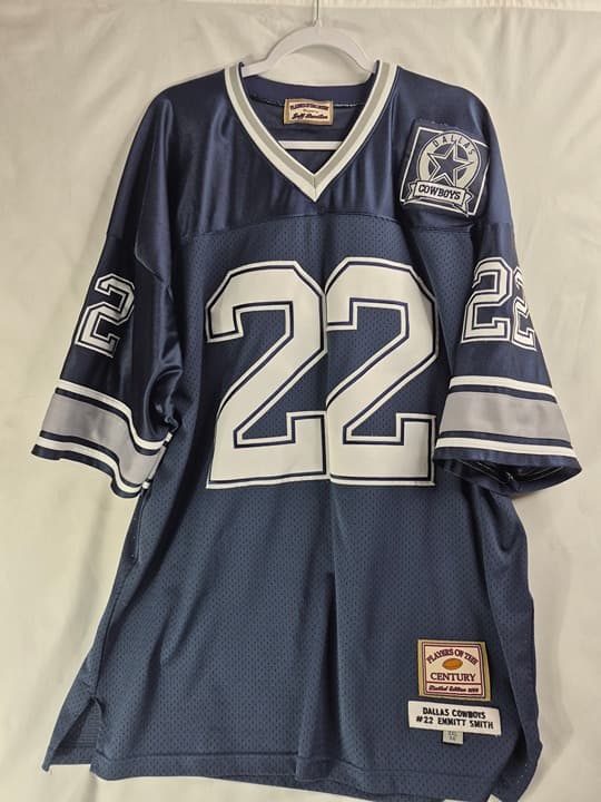 Jeff Hamilton Emmitt Smith Dallas Cowboys Jersey Ltd Ed 2004 3X - Thumbnail 2
