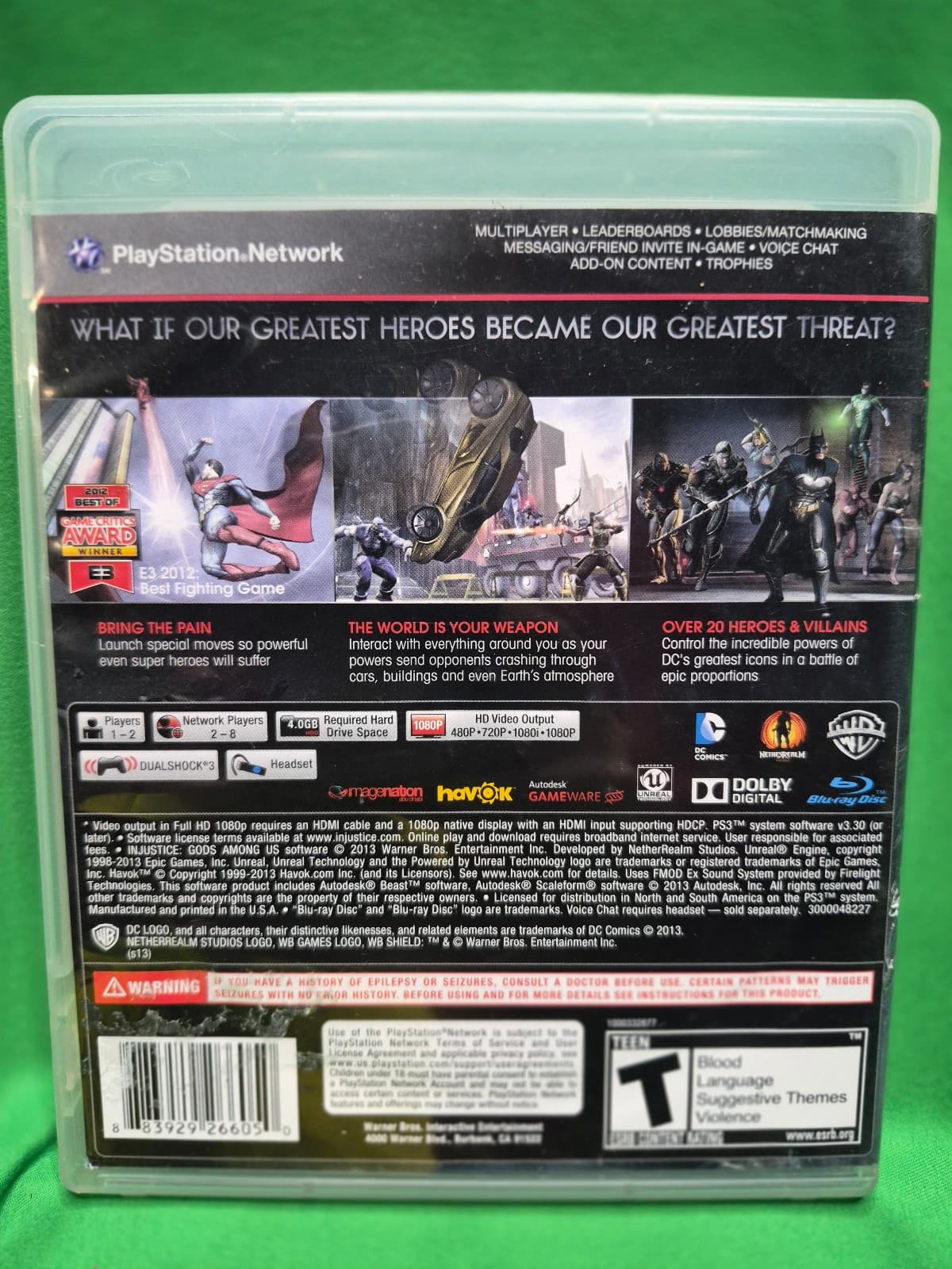 Injustice Gods Among Us PS3 - Thumbnail 2