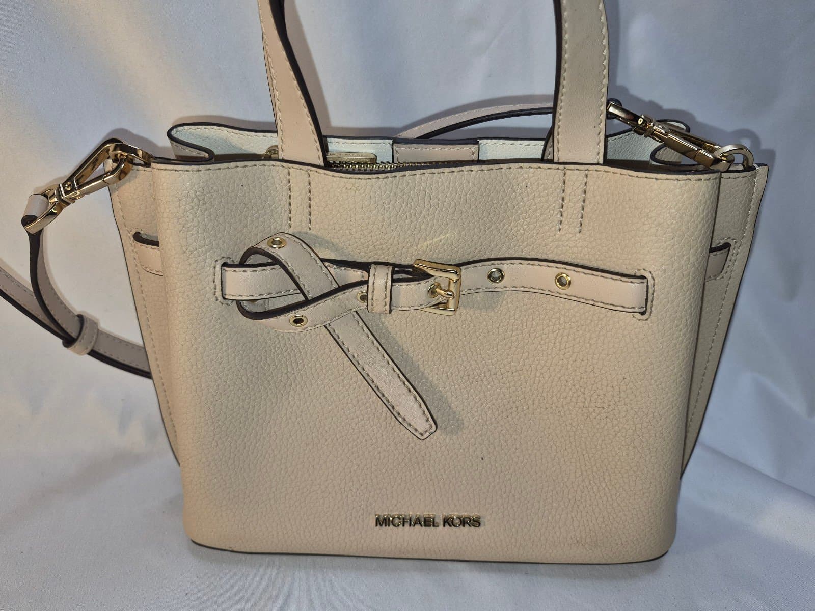 Michael Kors Emilia Small Satchel with matching wallet - Thumbnail 2
