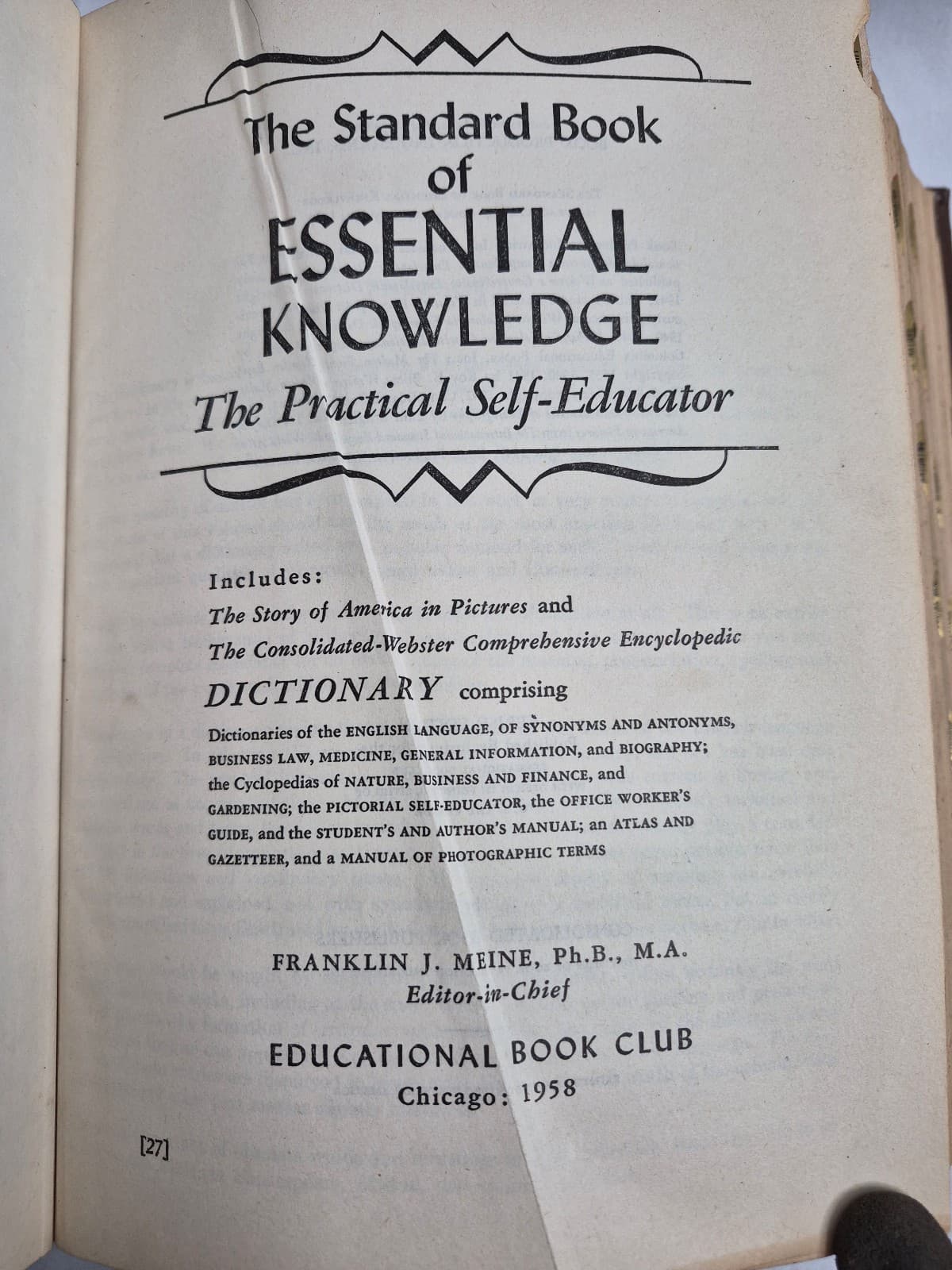 1958 The Standard Book of Essential Knowledge - Thumbnail 3