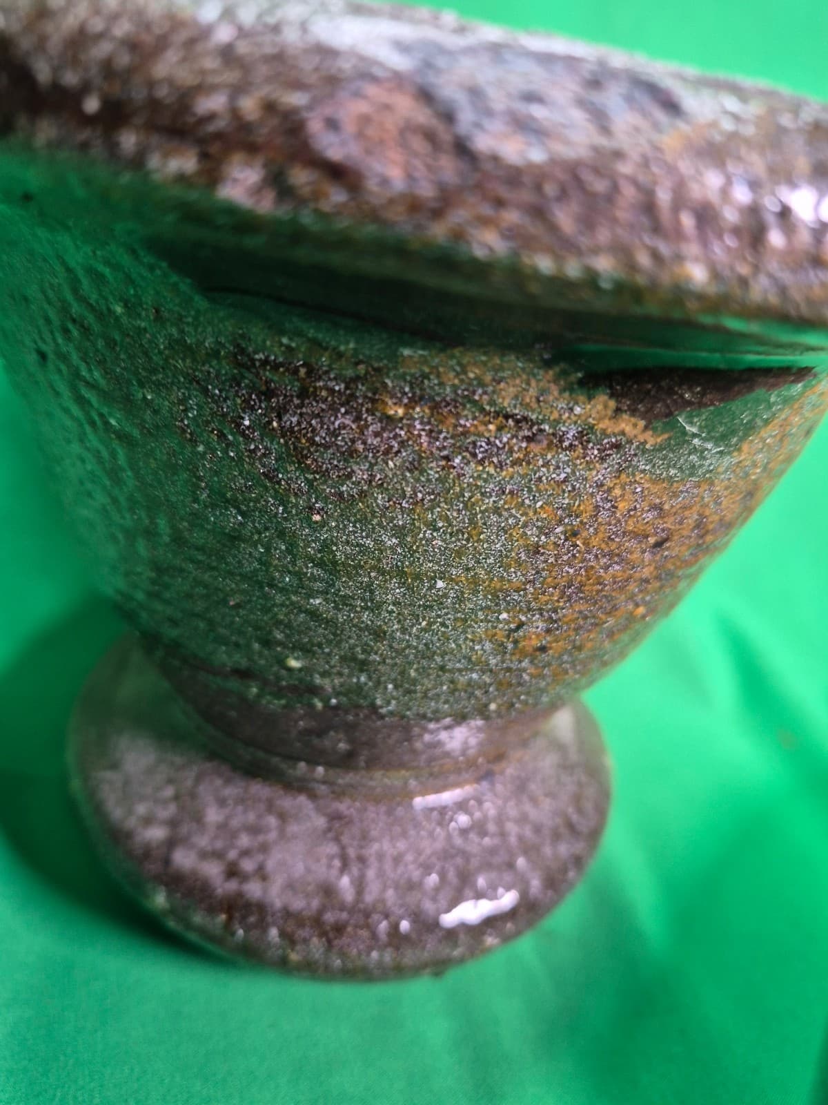 Antique Ceramic Mortar and Pestle - Thumbnail 4