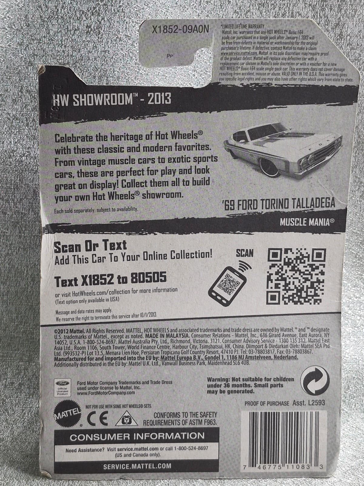 Hot Wheels '69 Ford Torino Talladega - Thumbnail 2