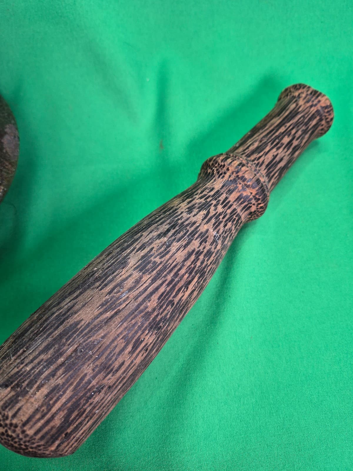 Antique Ceramic Mortar and Pestle - Thumbnail 3