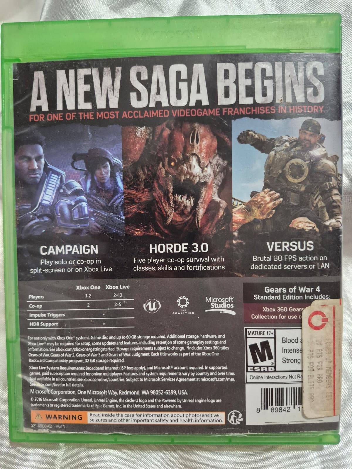 Gears of War 4 Xbox One - Thumbnail 2