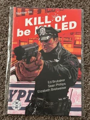 Image Comics Kill or Be Killed #6 Comic Ed Brubaker Sean Phillips VG Red Cover - Image 1