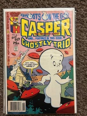 Harvey Comics Casper The Friendly Ghost Comic Lot 2 Ghostly Trio #1 & #8 Vintage - Thumbnail 2