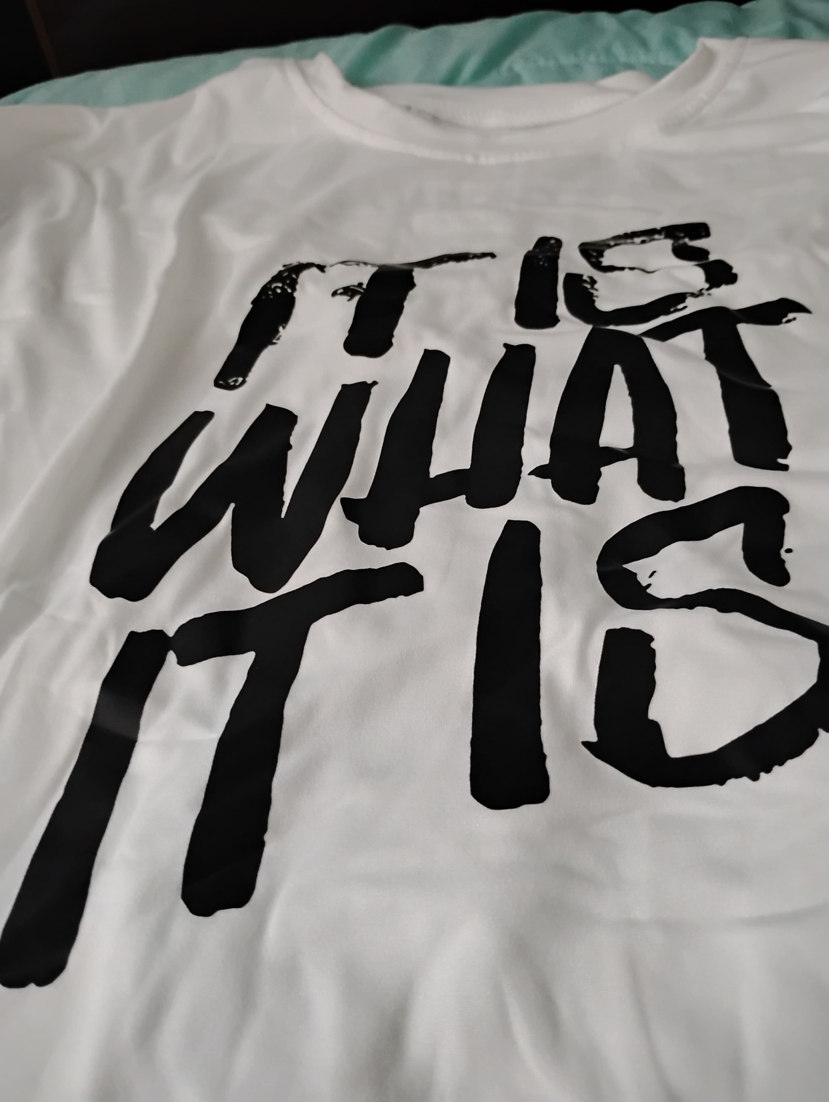 Black and white T-shirt