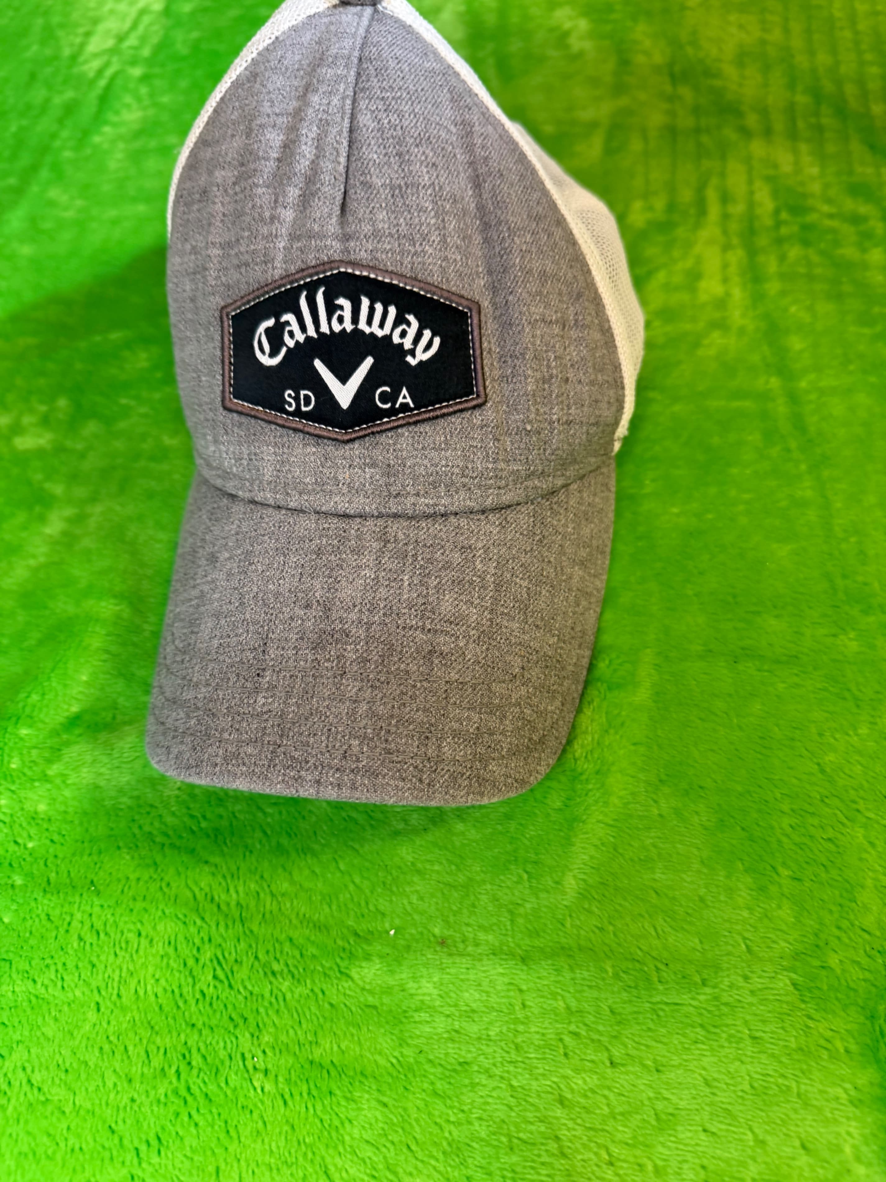 Callaway Gray Trucker Hat with Logo - SD CA - Image 1
