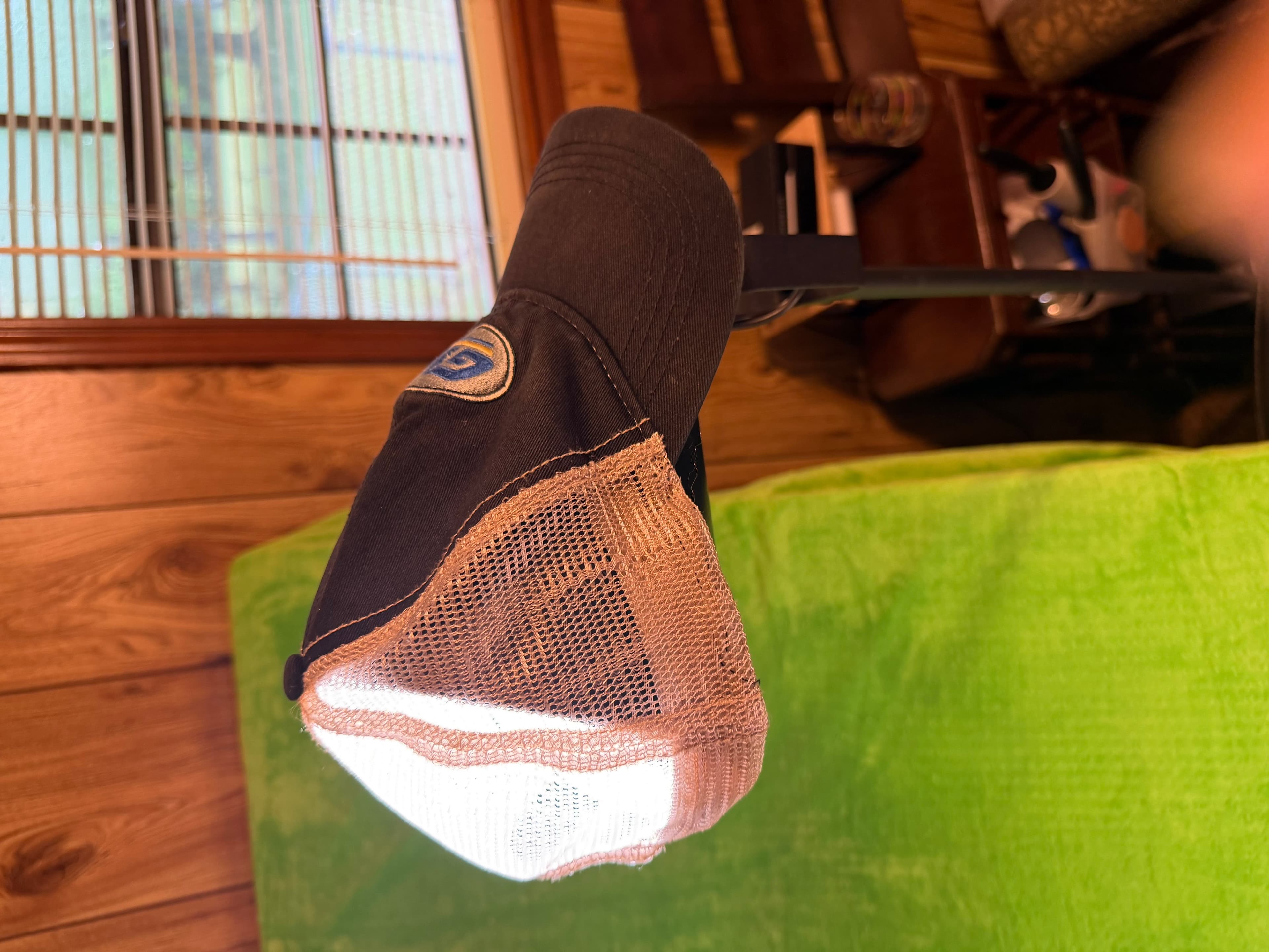 GVM Black Mesh Snapback Cap Hat - Thumbnail 4