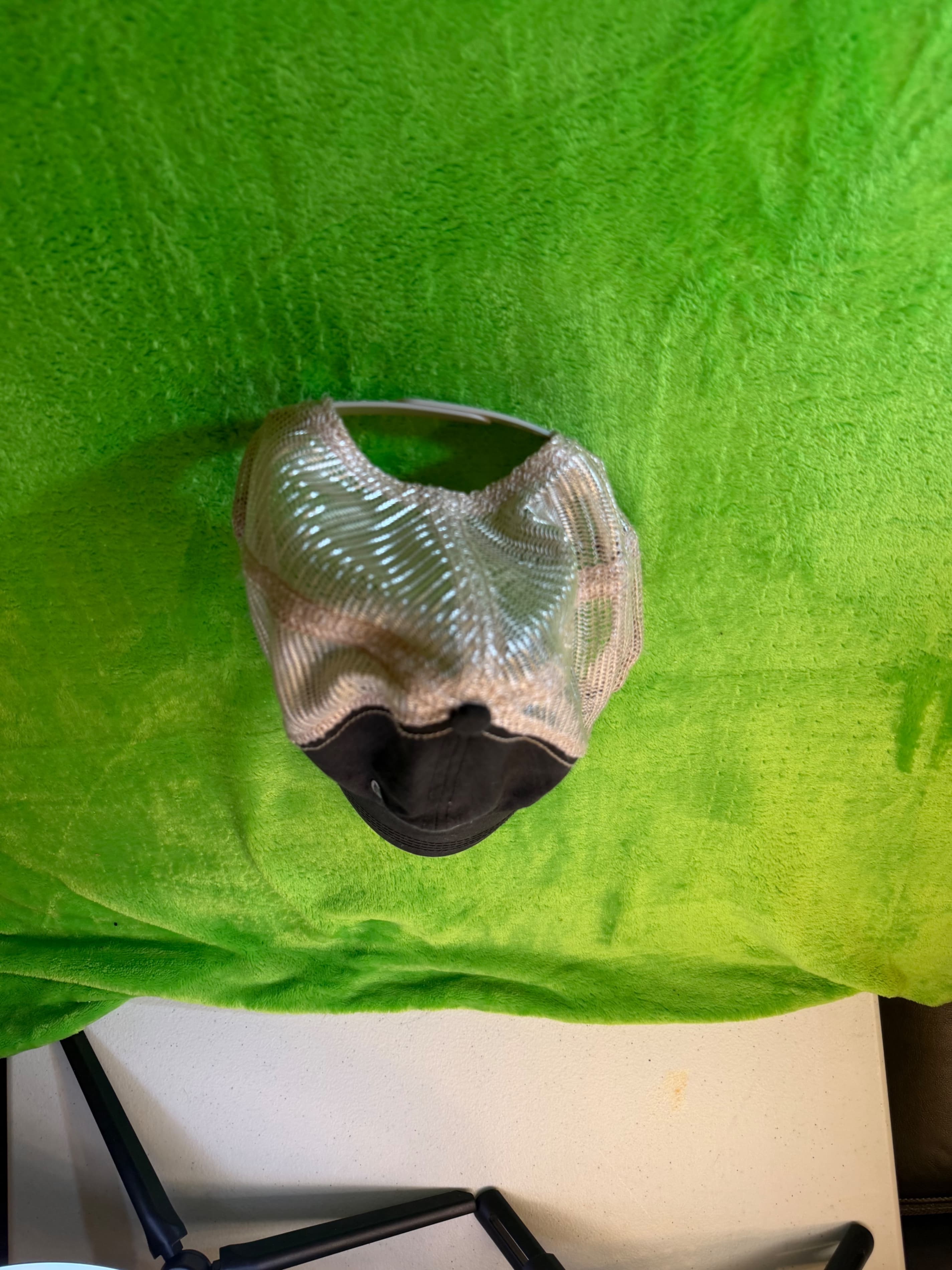 GVM Black Mesh Snapback Cap Hat - Thumbnail 2