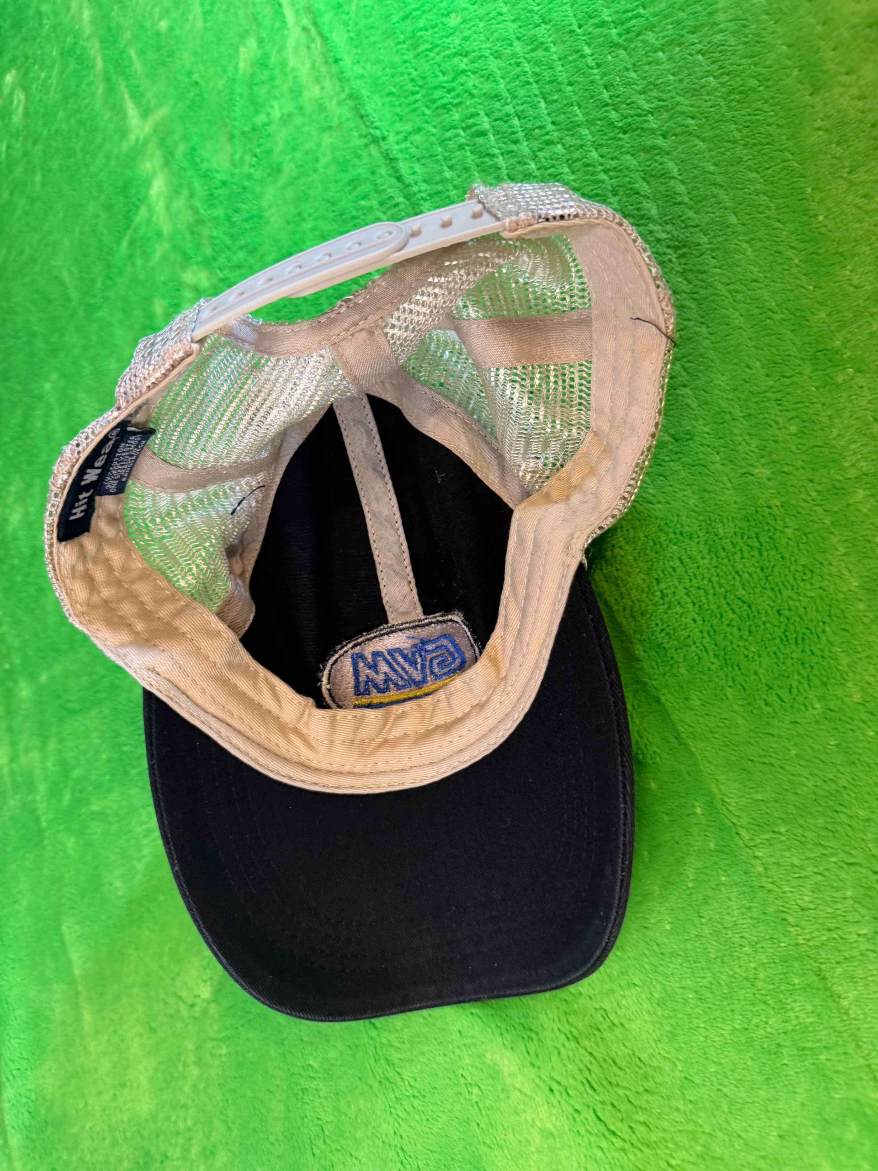 GVM Black Mesh Snapback Cap Hat - Thumbnail 3