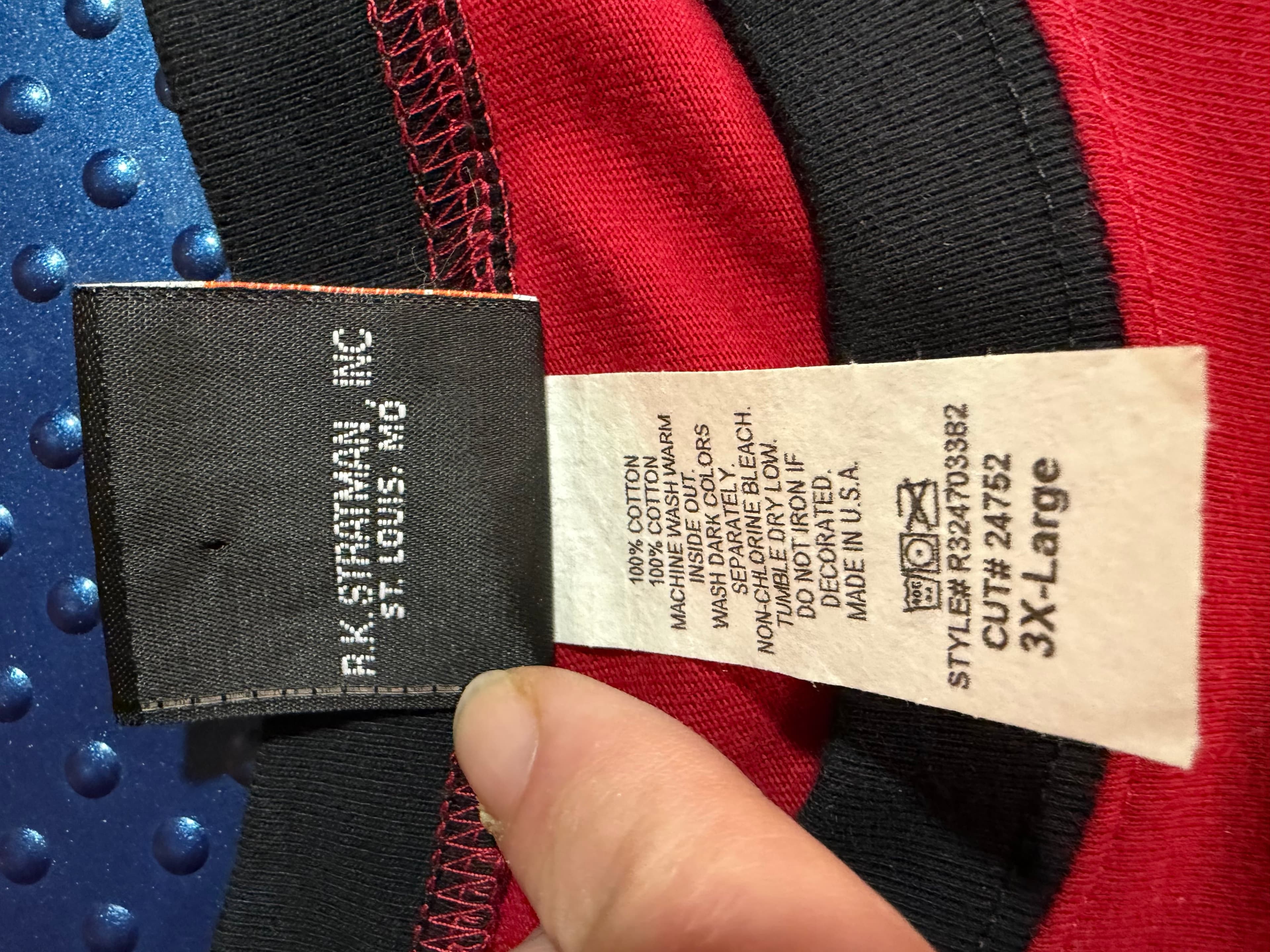 Harley-Davidson Long Sleeve Red T-Shirt, Size 3X, Graphic Print - Thumbnail 4