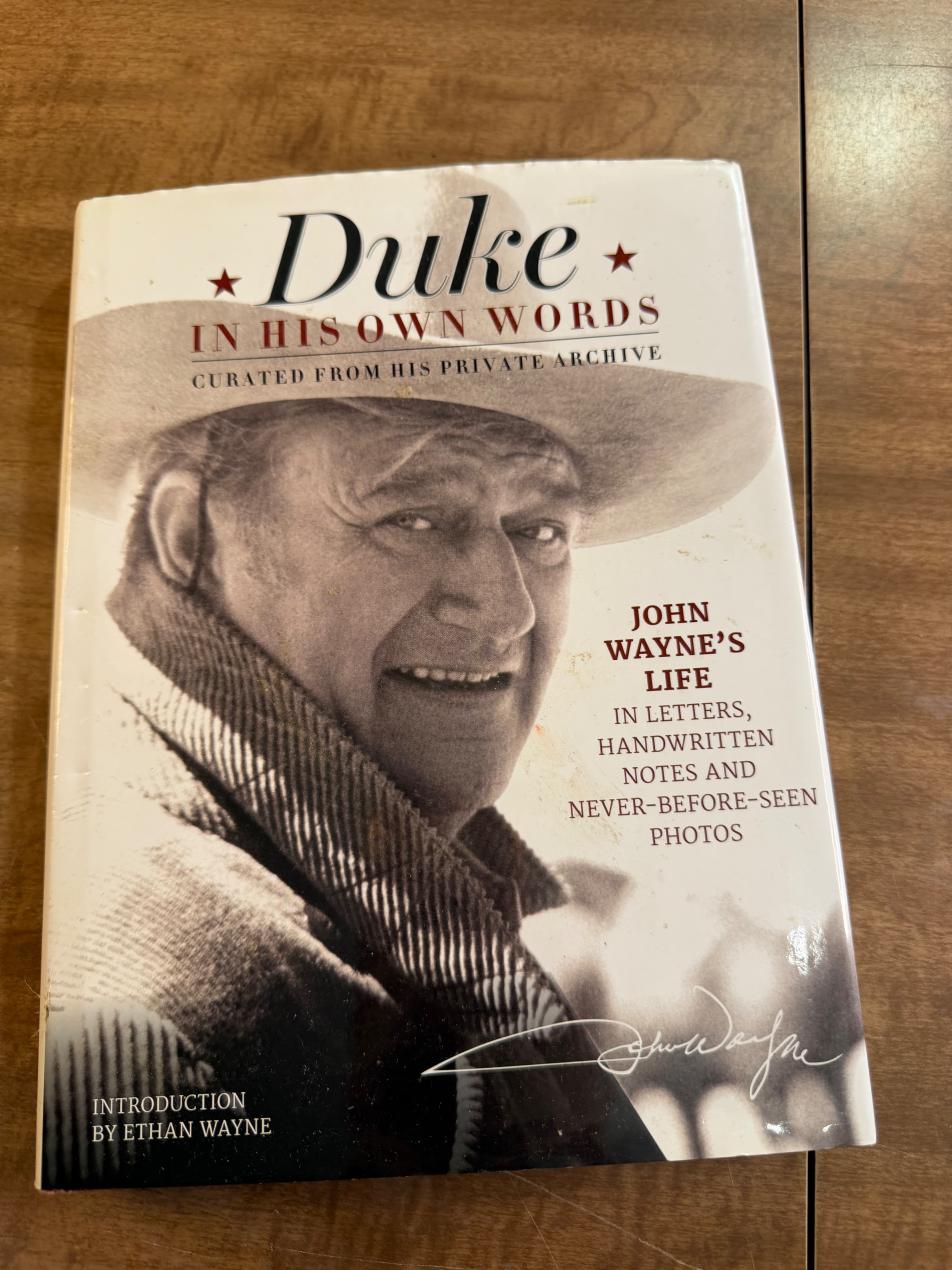 Duke in His Own Words by John Wayne - Private Archive Letters & Photos - Image 1