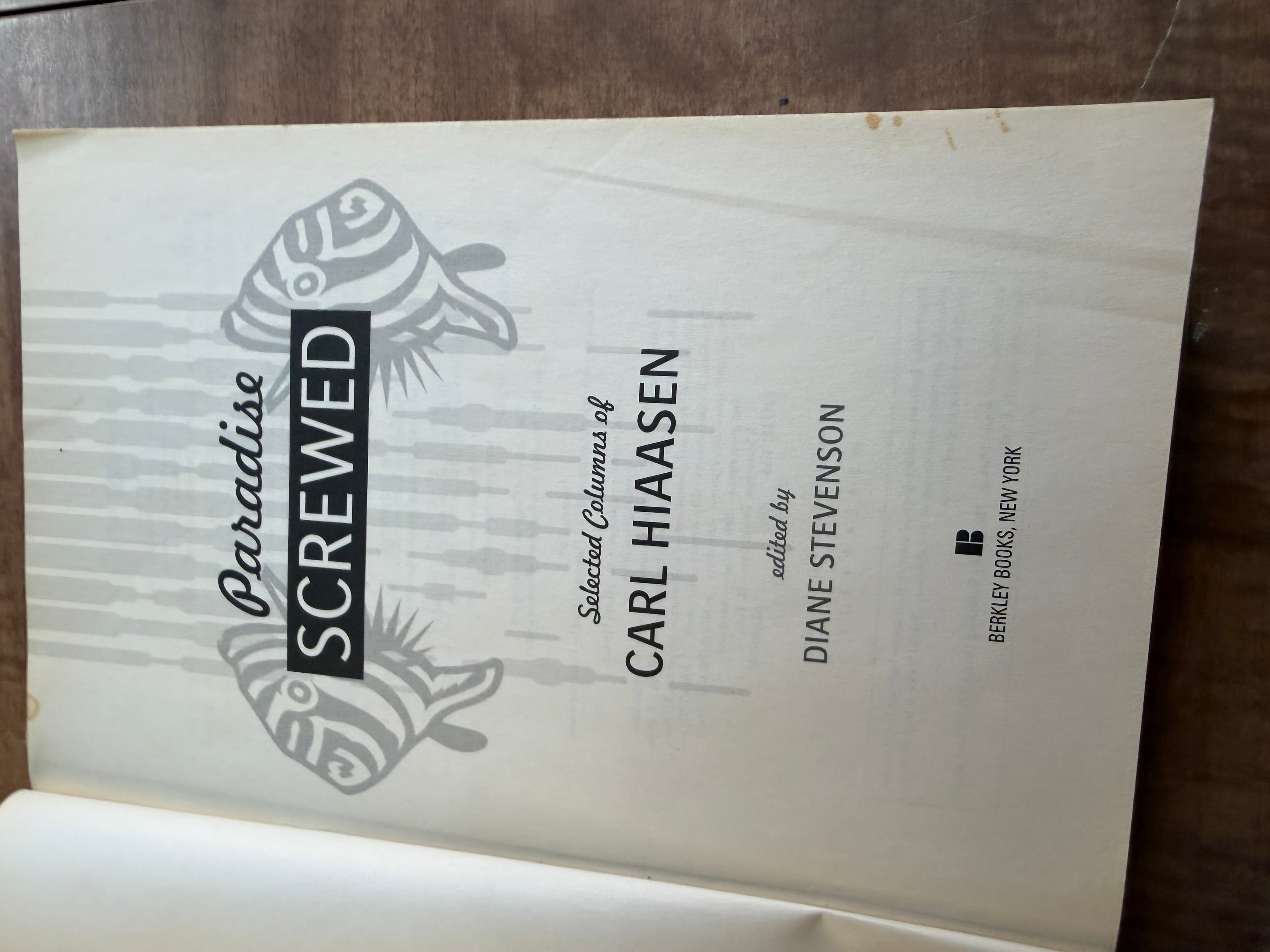 Paradise Screwed by Carl Hiaasen - Selected Columns - Vintage - Thumbnail 6