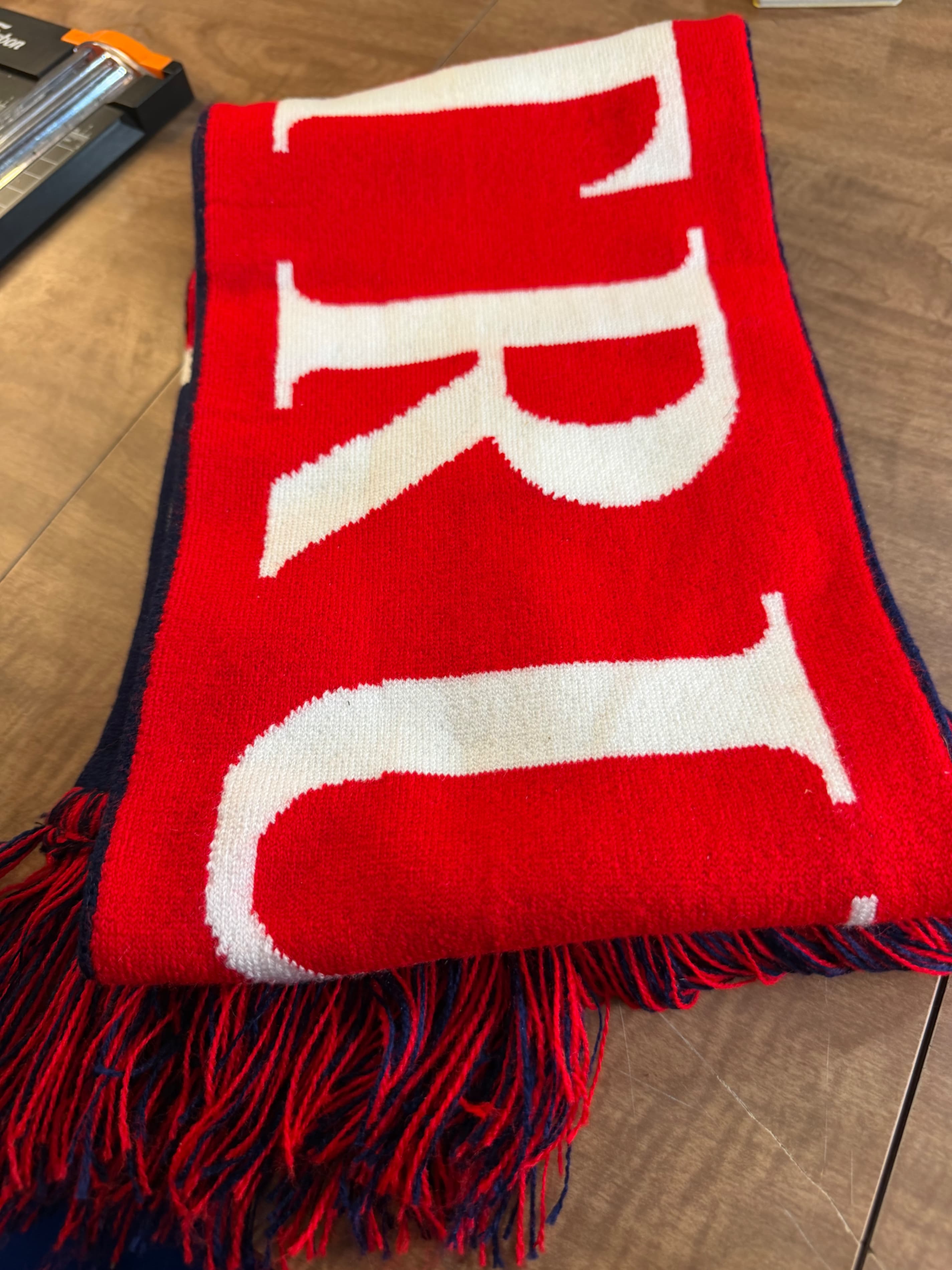 TRUMP 2024 Knit Scarf - Red, White & Blue Political Merchandise - Thumbnail 3
