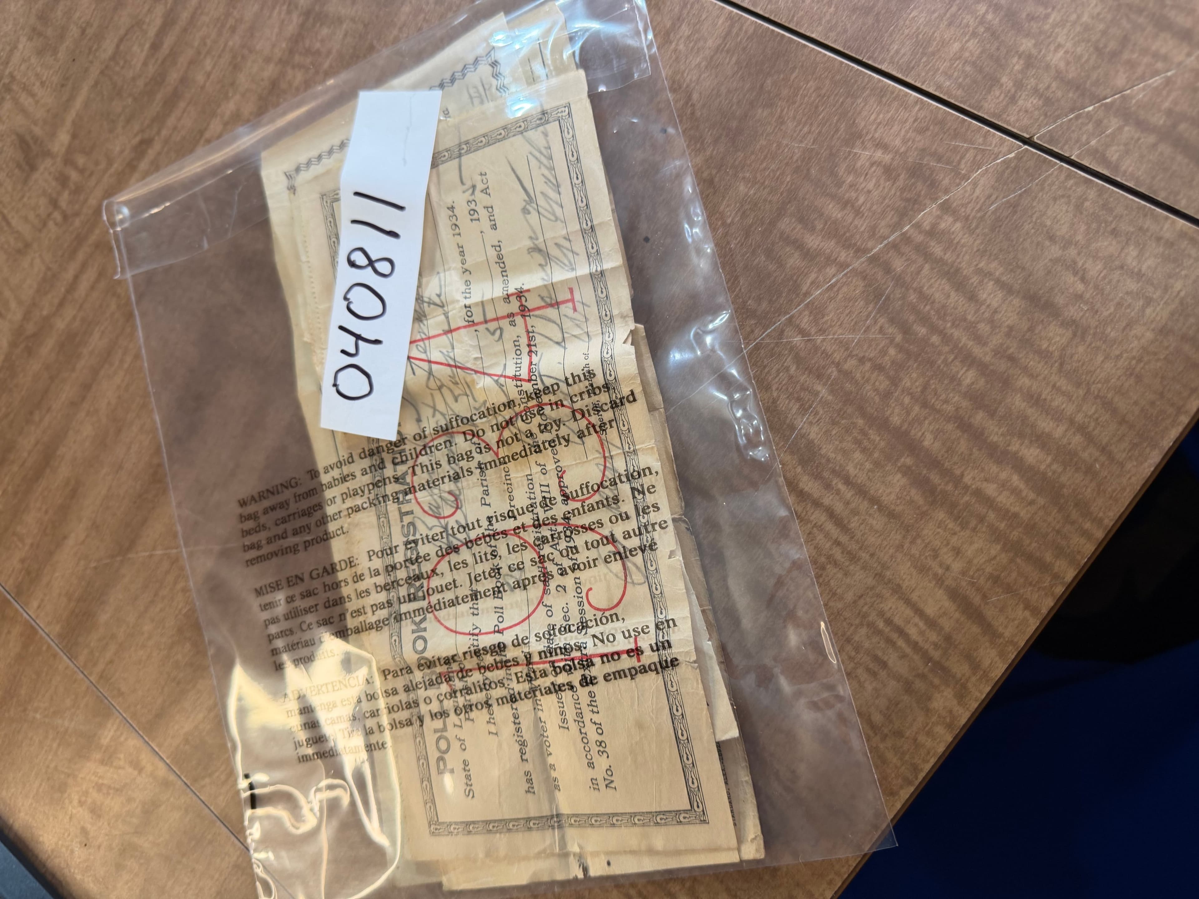 Lot 5 Louisiana Sharecropper Receipts 1930-1937 Depression Era Avoyelles Parish - Thumbnail 10